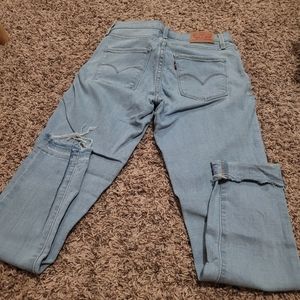 High rise skinny Levi jeans, 26